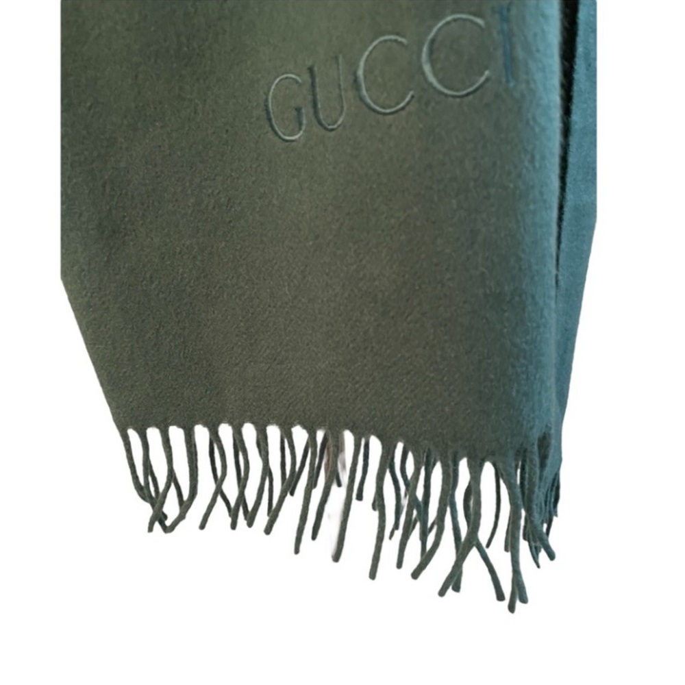 GUCCI 100% Cashmere shawl wrap scarf New! - Picture 5 of 14